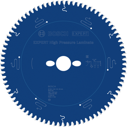 BoschEXPERT 高压层压板圆锯片。